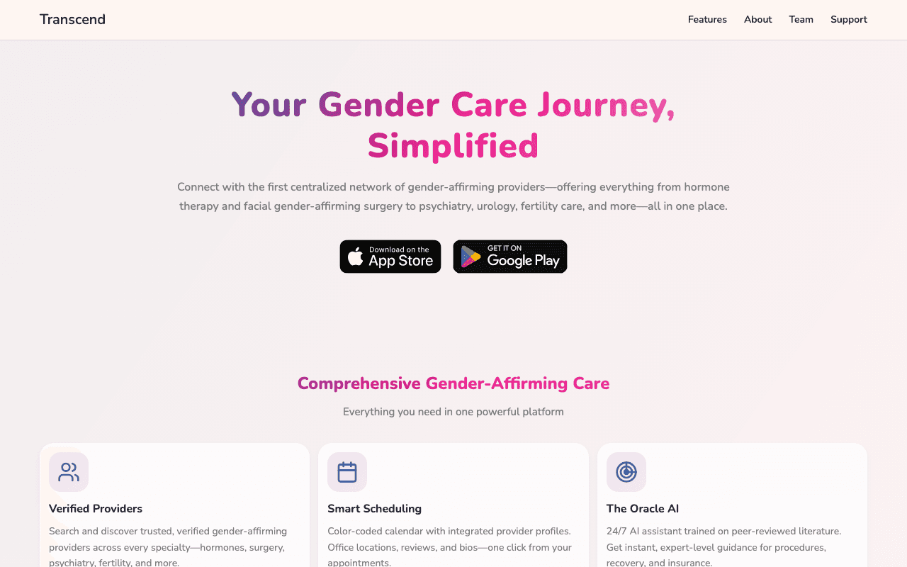 Transcend Medical screenshot